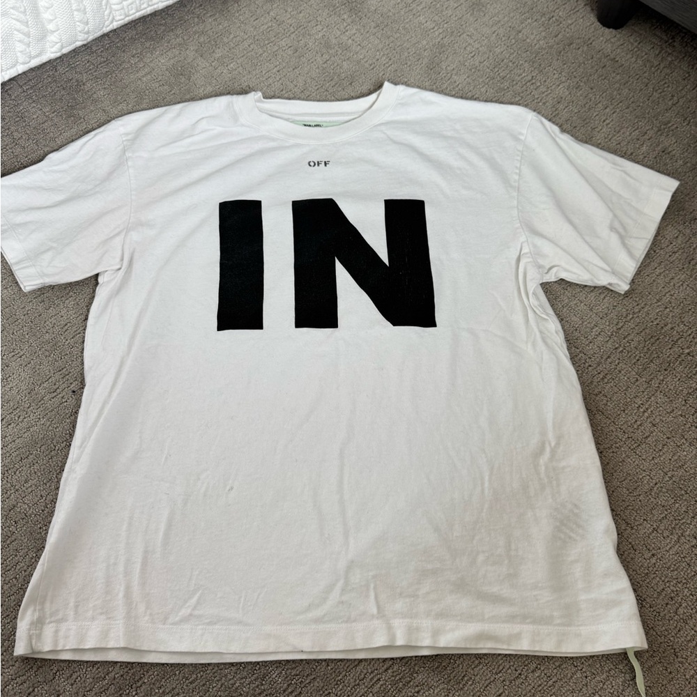 Off-White “main label” tee c/o Virgil abloh